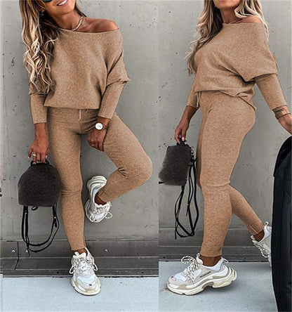 Damen Casual Strickanzug Stalluxe