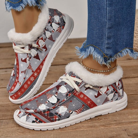 Damen Komfortable Winter Sneakers mit flauschiger Innenausstattung Stalluxe