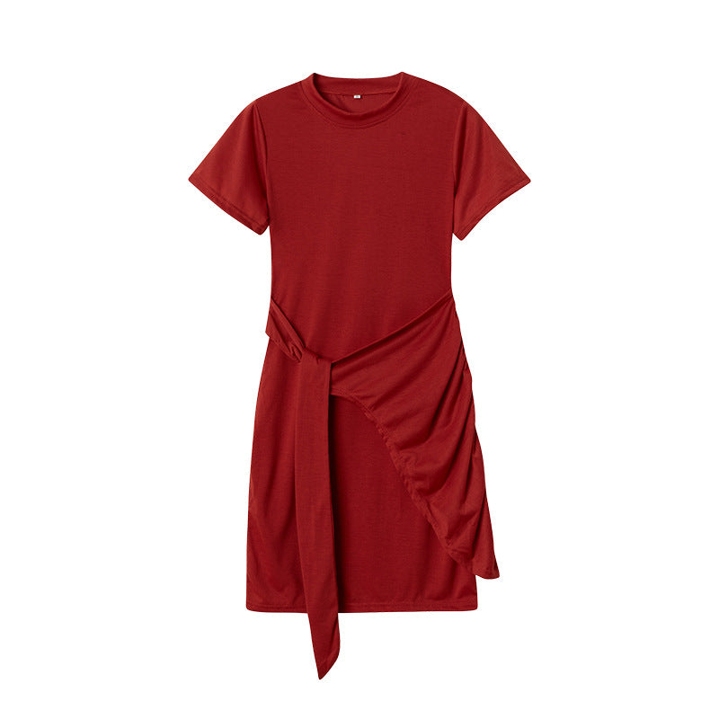 Damen Sommerliches Wickelkleid mit verspieltem Design und dekorativem Taillengürtel Stalluxe