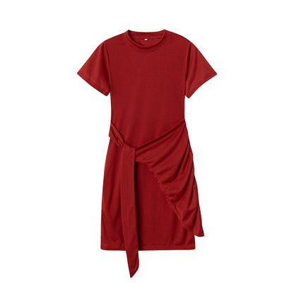 Damen Sommerliches Wickelkleid mit verspieltem Design und dekorativem Taillengürtel Stalluxe