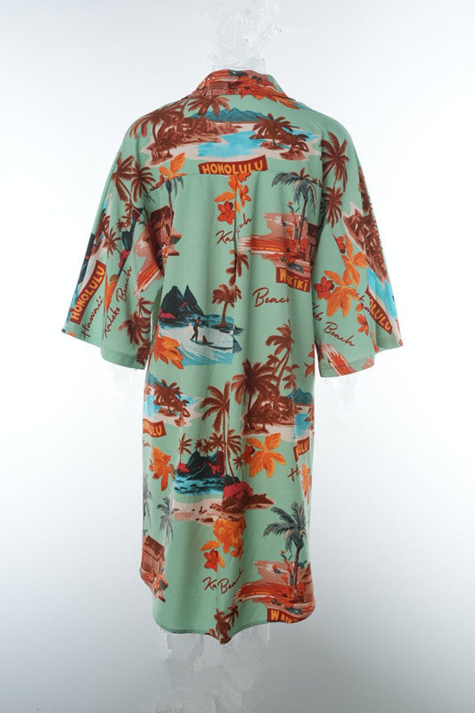 Damen Sommerliches Freizeitkleid mit farbenfrohem Blumenmuster und legerem Schnitt Stalluxe