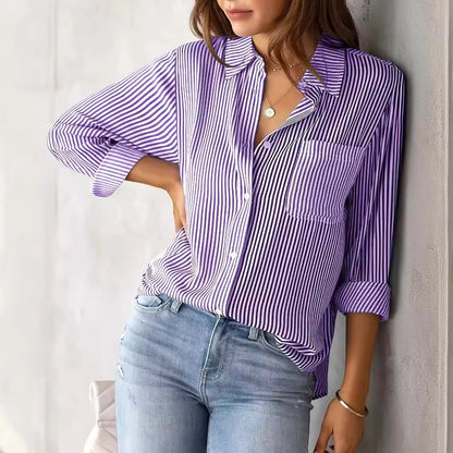 Damen lässige Hemdbluse Stalluxe