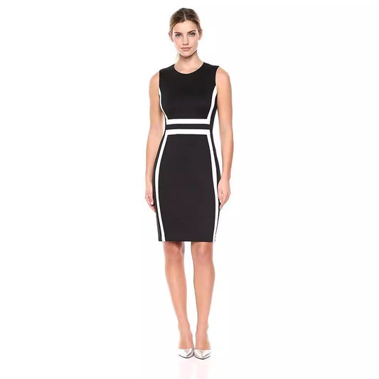 Damen Freizeitkleid mit modischem Blockstreifen-Design Stalluxe