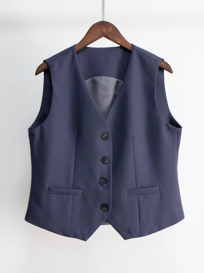 Damen elegante Weste mit komfortablem Schnitt Stalluxe