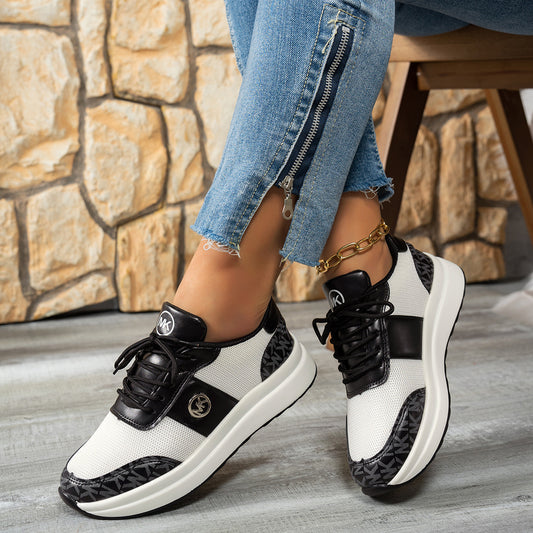 Damen Sportliche Sneakers mit atmungsaktiver Netz-Oberfläche und komfortabler Sohle Stalluxe