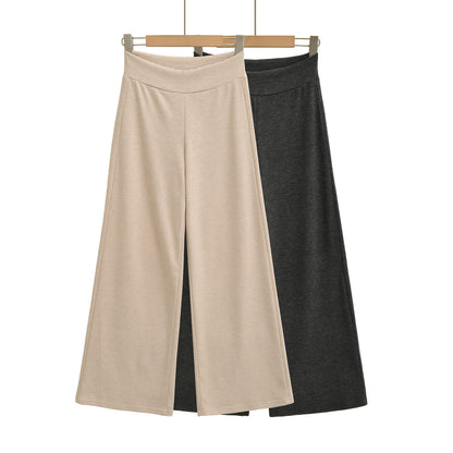 Damen weite Jersey-Hose mit hohem Bund Stalluxe