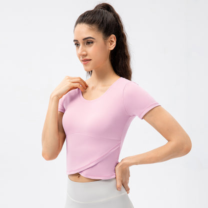 Damen Sportliches Kurzarm Oberteil Stalluxe