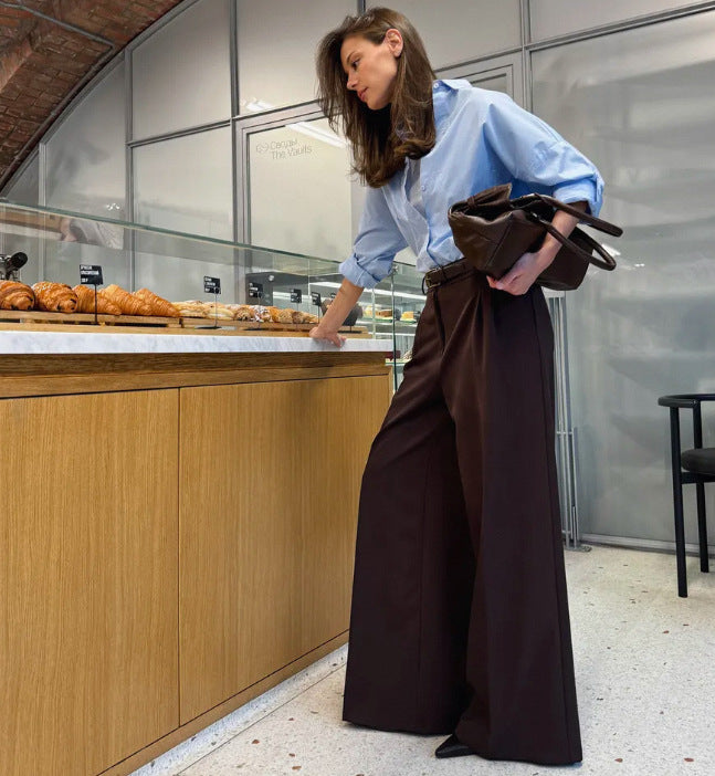 Damen weit geschnittene Hose Stalluxe