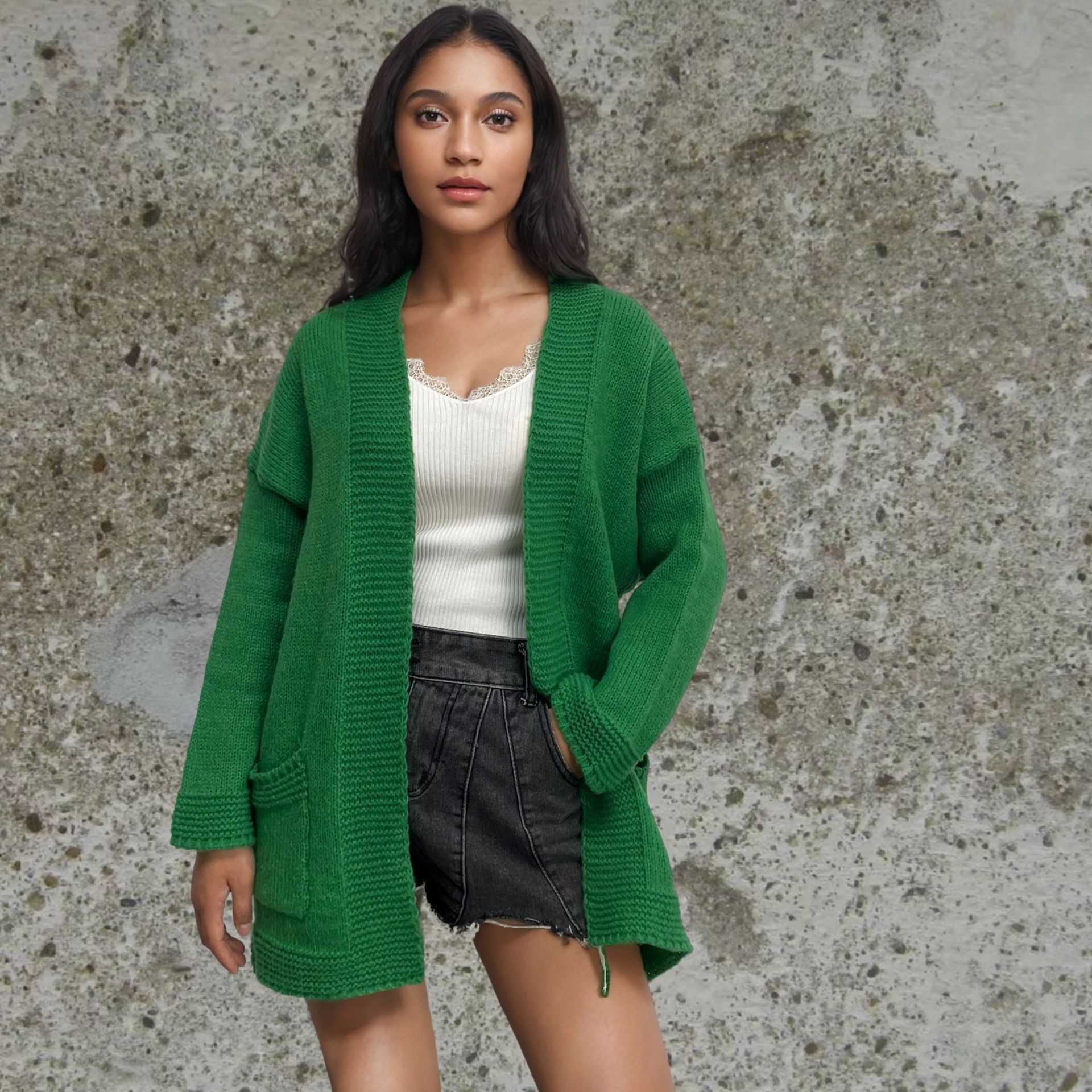 Damen strickjacke im lässigen Oversized-Stil Stalluxe