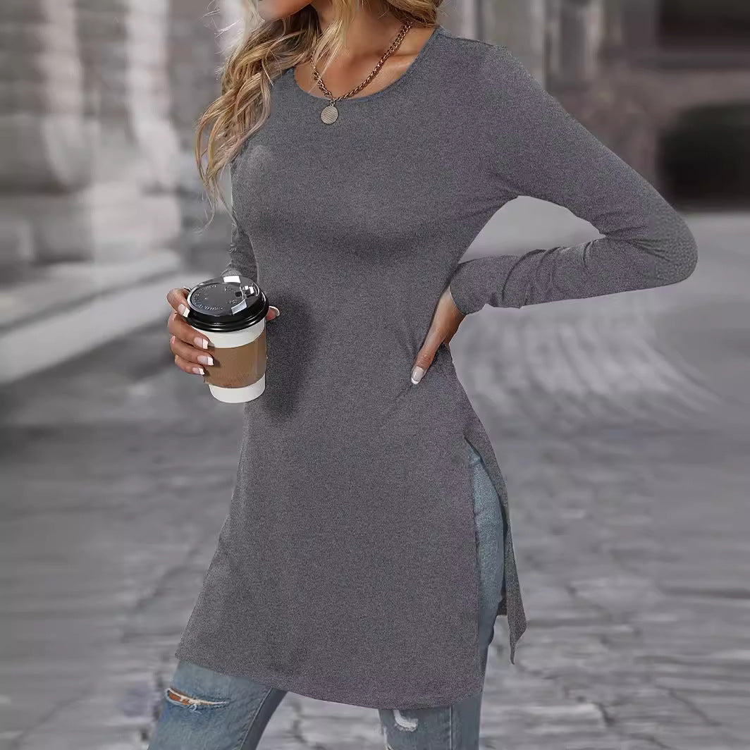 Damen Langarmshirt mit lässigem Schnitt und bequemer Passform Stalluxe
