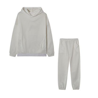 Damen bequeme Hoodie- und Jogginghose-Kombination Stalluxe