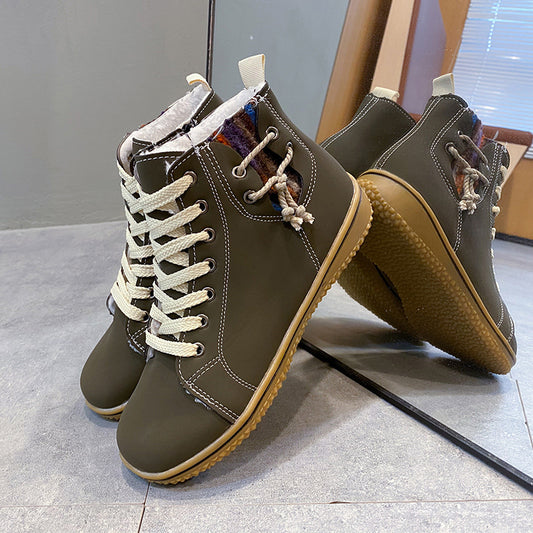 Damen modische Schnür-Stiefeletten mit dekorativem Design und hohem Tragekomfort Stalluxe