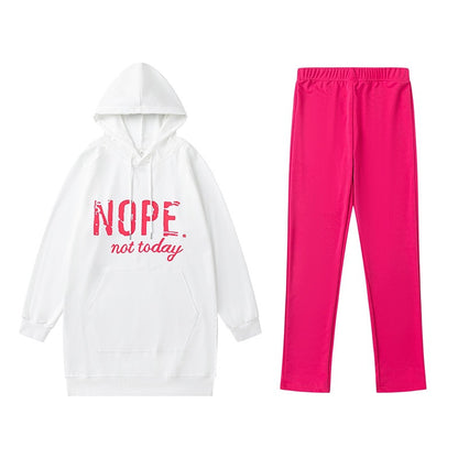 Damen Sportliches Hoodie und Jogginghose Set Stalluxe