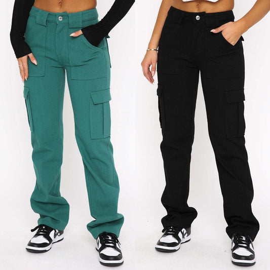 Damen Cargo-Hose im urbanen Stil mit funktionalen Taschen Stalluxe