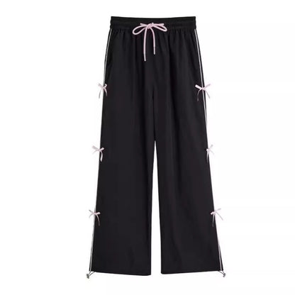 Damen Sportliche Freizeithose mit modernen Schnürdetails Stalluxe