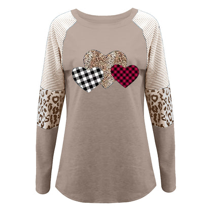 Damen Langarmshirt mit herzigen Motiven und trendigen Mustern Stalluxe