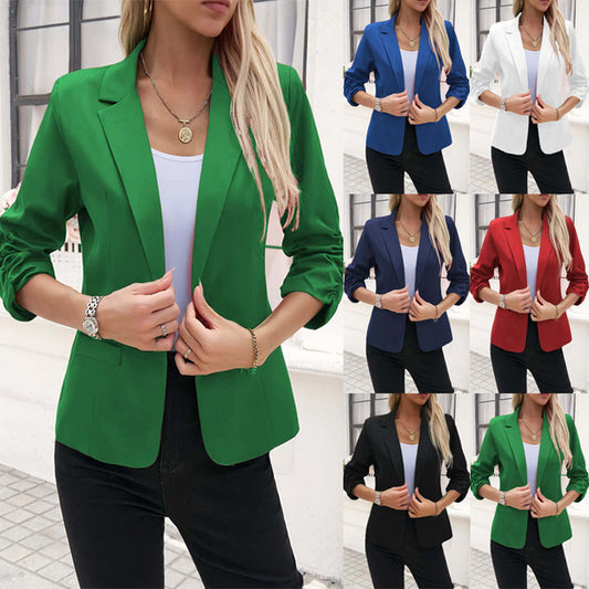 Damen Blazer im eleganten Stil mit raffinierten Puffärmeln Stalluxe