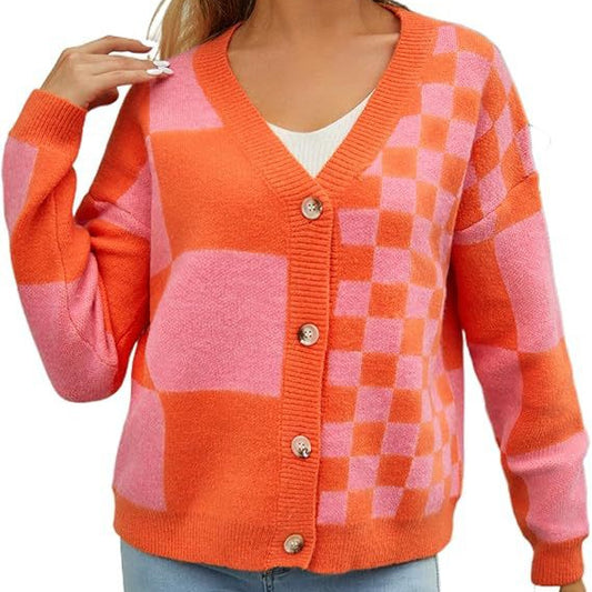 Damen Gemusterte Strickjacke Stalluxe