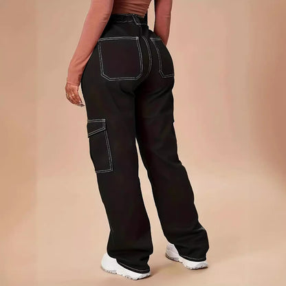 Damen Cargo-Hose mit praktischen Taschen und angesagtem Schnitt Stalluxe