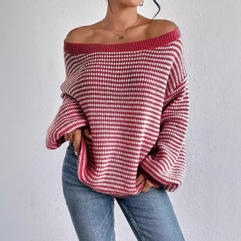 Damen Oversized Strickpullover Stalluxe