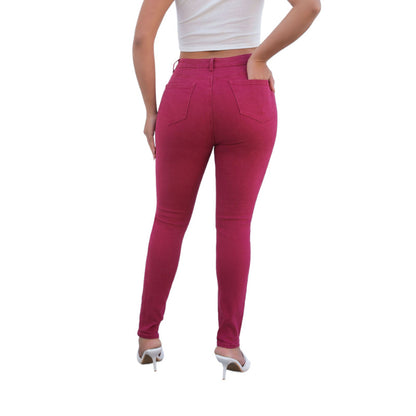 Damen High-Waist Skinny Jeans mit figurbetonter Passform Stalluxe