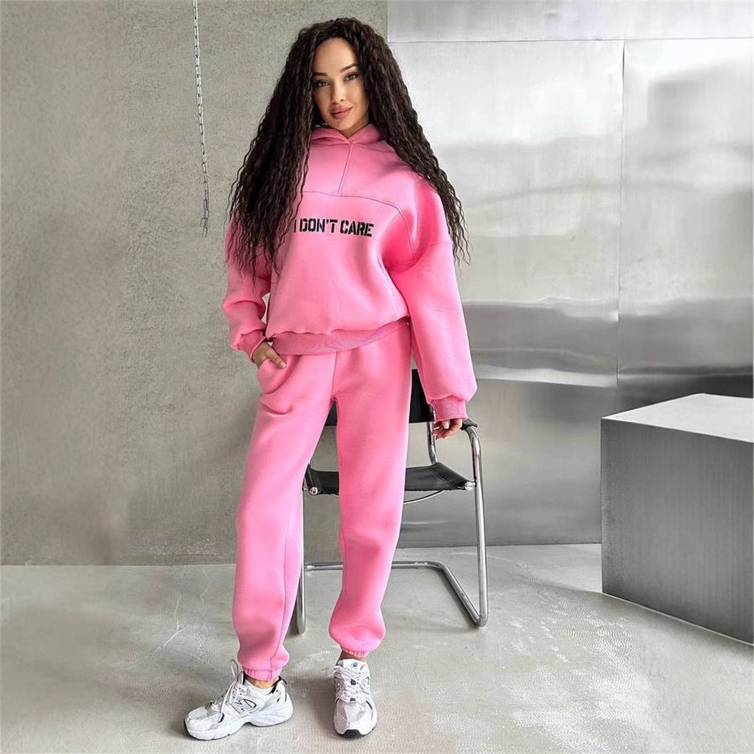 Damen Oversized Sweatshirt mit prägnantem Schriftzug Stalluxe