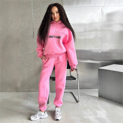 Damen Oversized Sweatshirt mit prägnantem Schriftzug Stalluxe