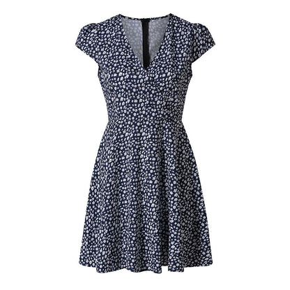 Damen Blütenmuster Kleid Stalluxe