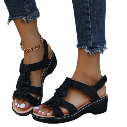 Damen Komfortable Riemensandalen mit modischem Design und verstellbaren Riemen Stalluxe