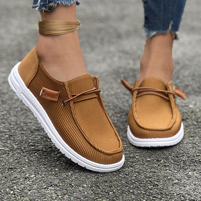 Damen Slip-On Freizeitschuhe mit rutschfester Sohle und atmungsaktivem Obermaterial Stalluxe