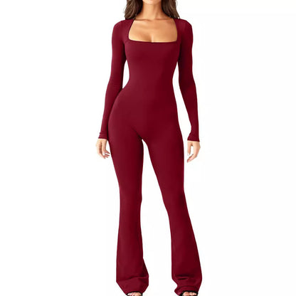 Damen Overall mit langen Ärmeln und weitem Bein Stalluxe