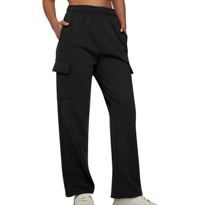 Damen Cargo-Hose mit elastischem Bund und praktischen Seitentaschen Stalluxe