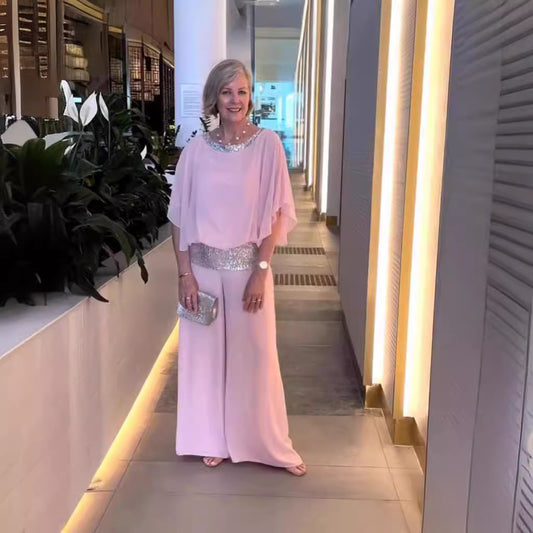 Damen Glamouröses Abendkleid mit eleganter Pailletten-Verzierung Stalluxe
