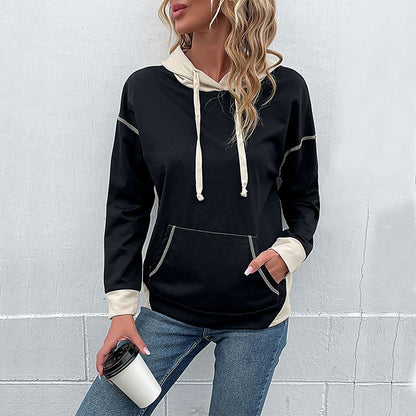 Damen lässiger Kapuzenpullover mit praktischem Kängurutaschen-Design Stalluxe