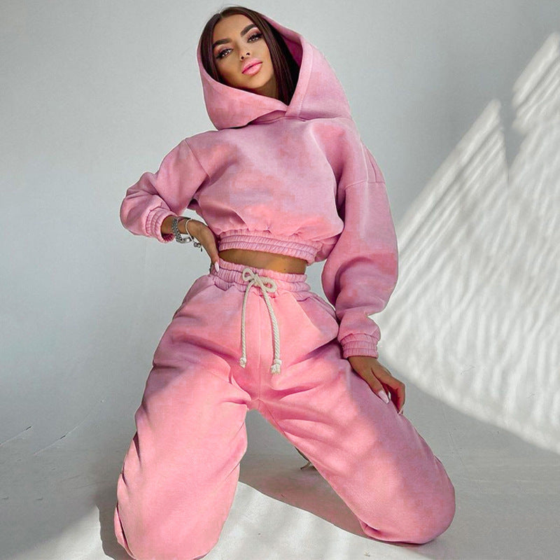 Damen lässiges Hoodie- und Jogginghose-Set mit stylischem Oversized-Schnitt Stalluxe