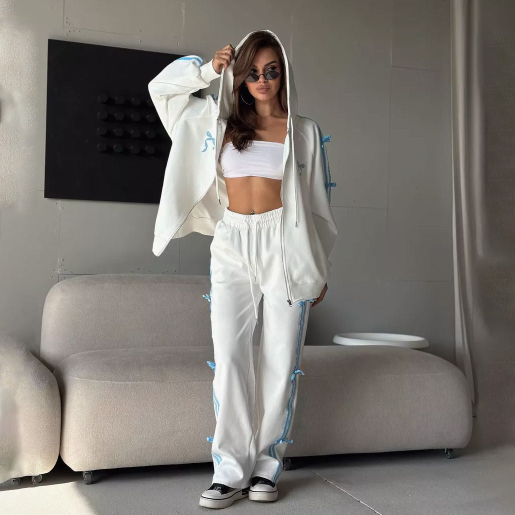 Damen Oversized Kapuzenjacke mit dekorativem Kordelzug Stalluxe