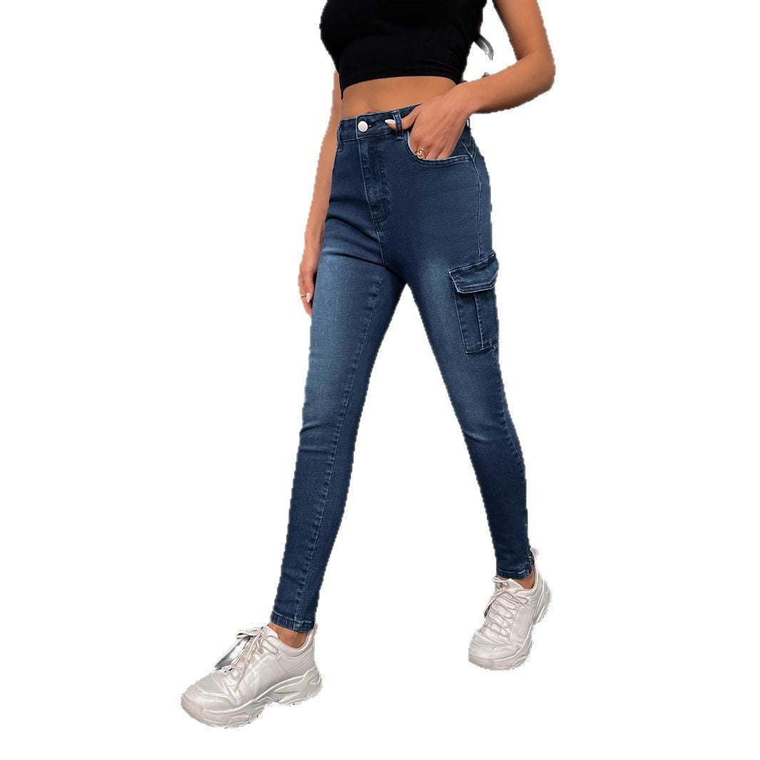 Damen Cargo-Jeans im Skinny-Fit-Stil Stalluxe