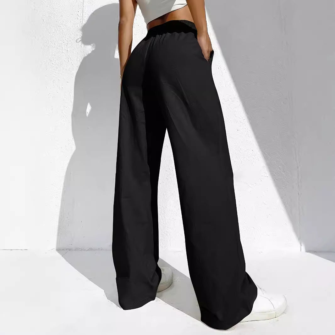 Damen Bequeme und lässige Hosen mit elastischem Bund Stalluxe
