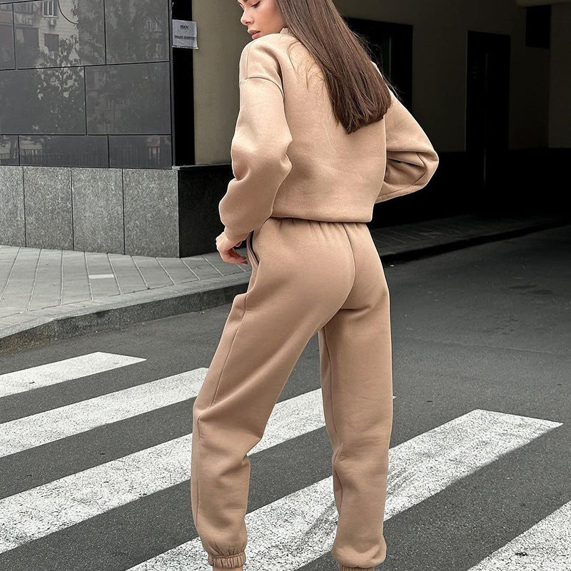 Damen lässiger Sweatanzug mit weitem Schnitt und angenehmem Tragekomfort Stalluxe