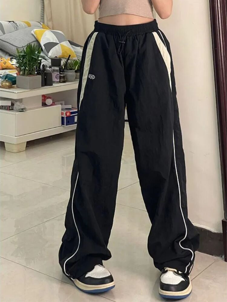 Damen weite Sporthose mit elastischem Bund Stalluxe