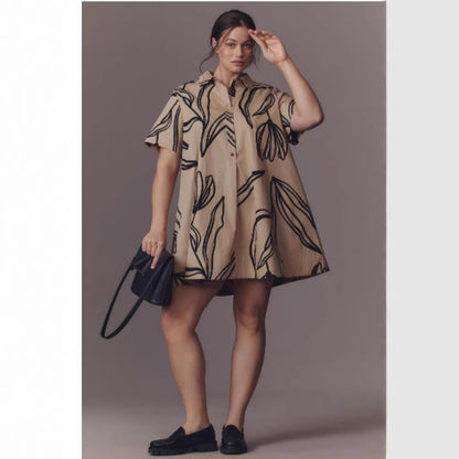 Damen Blusenkleid im entspannenden A-Linien-Schnitt Stalluxe