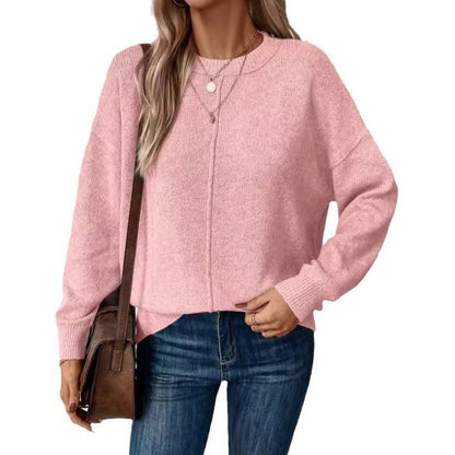 Damen Bequemer und stilvoller Oversized Pullover mit langen Ärmeln Stalluxe