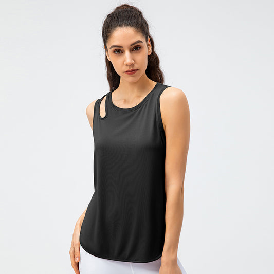 Damen Sportliches Funktions-Tanktop mit elegantem Pailletten-Detail Stalluxe