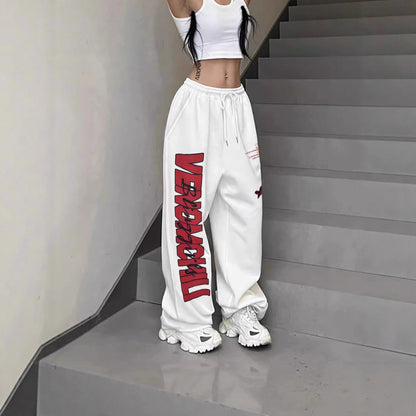 Damen lässige Jogginghose mit grafischen Prints und komfortablem Schnitt Stalluxe