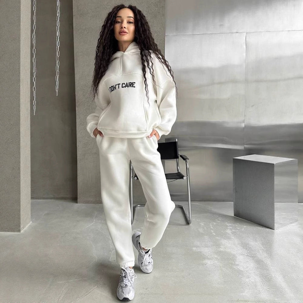 Damen Oversized Sweatshirt mit prägnantem Schriftzug Stalluxe