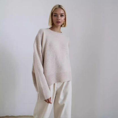 Damen Oversized Pullover mit weichem Feinstrick Stalluxe