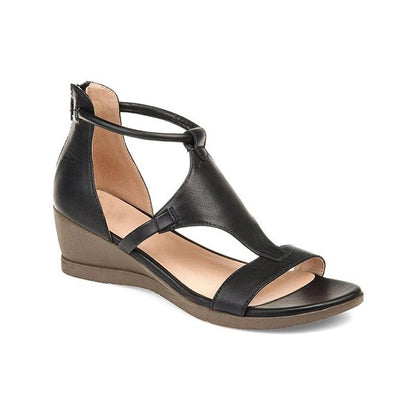 Damen Wedge-Sandalen mit verstellbarem Riemendesign und ergonomischer Fußbettgestaltung Stalluxe