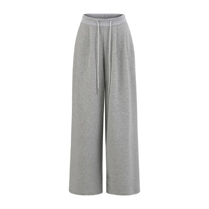 Damen Weite Jogginghose mit elastischem Bund und dekorativem Zugband Stalluxe