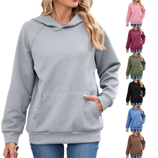 Damen Kapuzenpullover mit strukturiertem Design Stalluxe