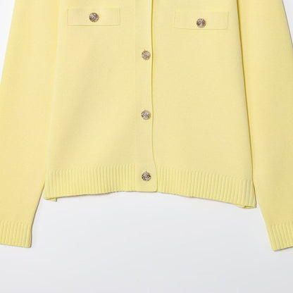 Damen Strickjacke mit elegantem Knopfdesign und praktischen Taschen Stalluxe